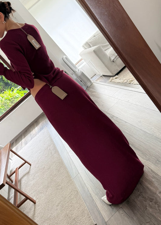 SET DE KNIT MAGENTA