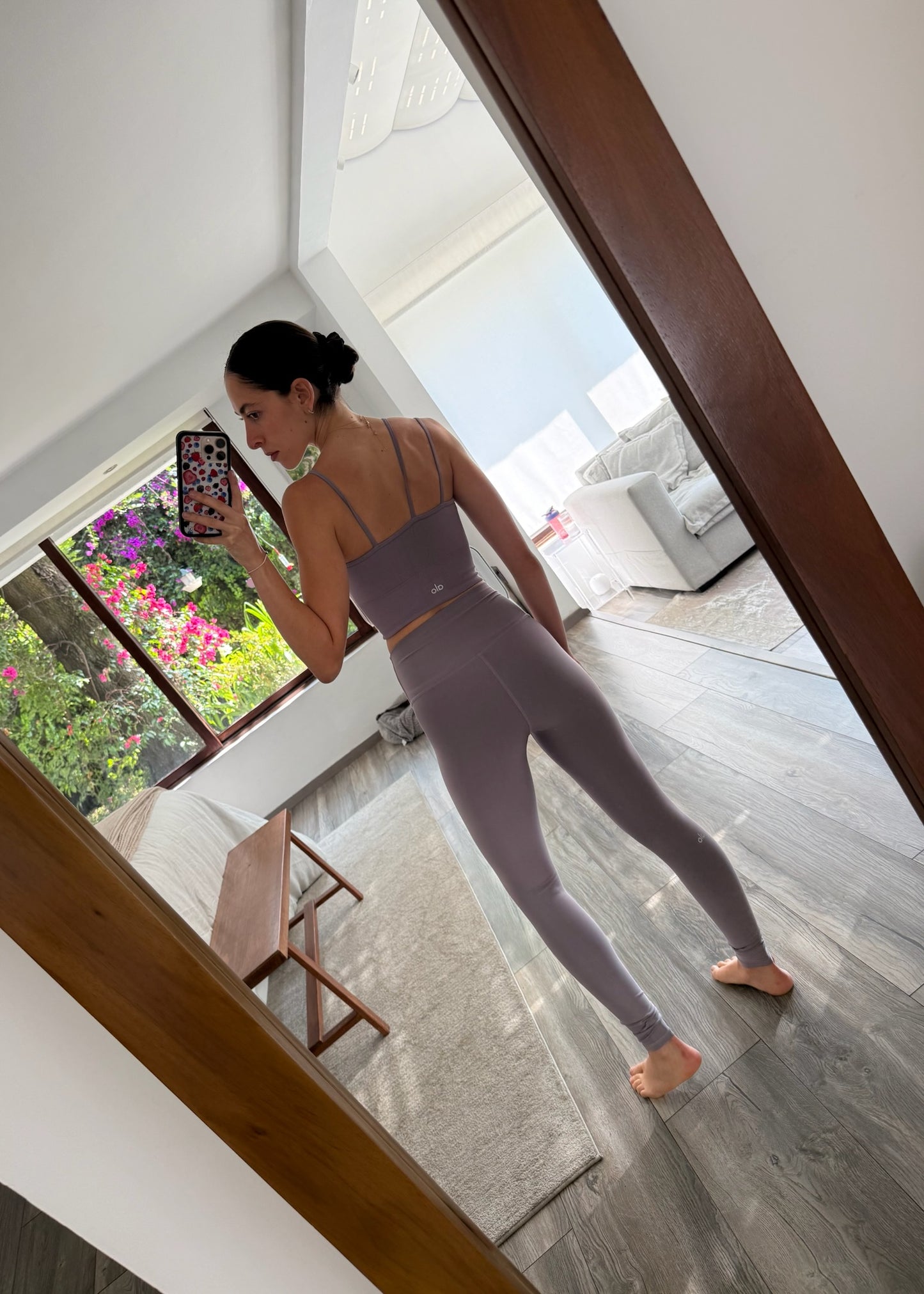 SPORTS BRA LILA