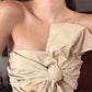 TOP STRAPLESS DOUBLE BOW