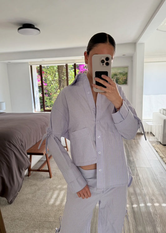 SET CAMISA Y PANTALON CON MOÑOS