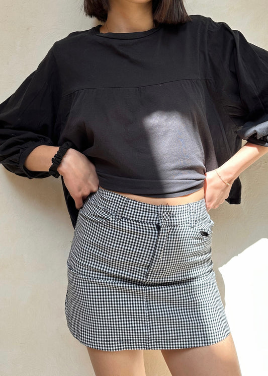 FALDA PREPPY MINI B&W