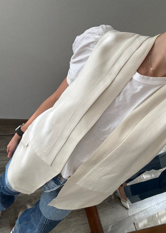 SUIT VEST BLANCO
