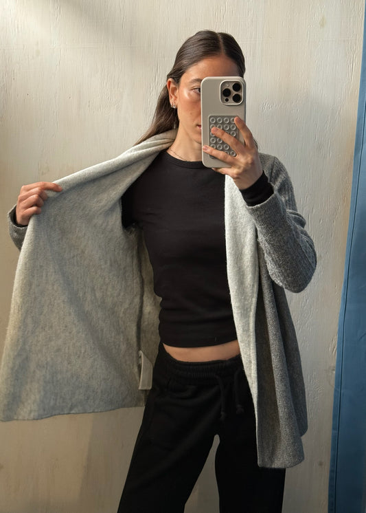 CARDIGAN COZY GRIS