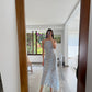 VESTIDO DE KNIT STRIPED