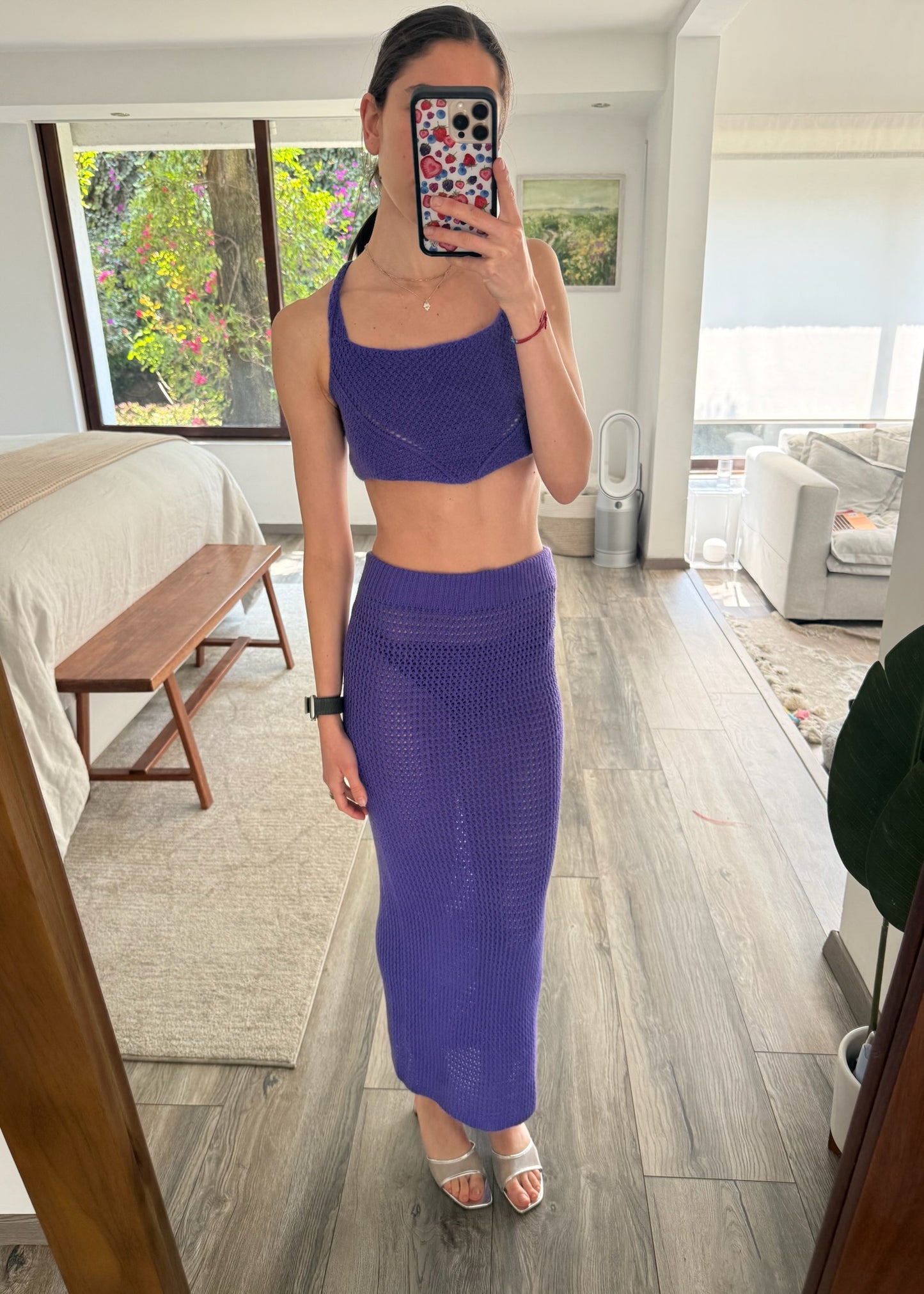 SET DE KNIT MORADO
