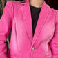 BLAZER DENIM ROSA DESLAVADO