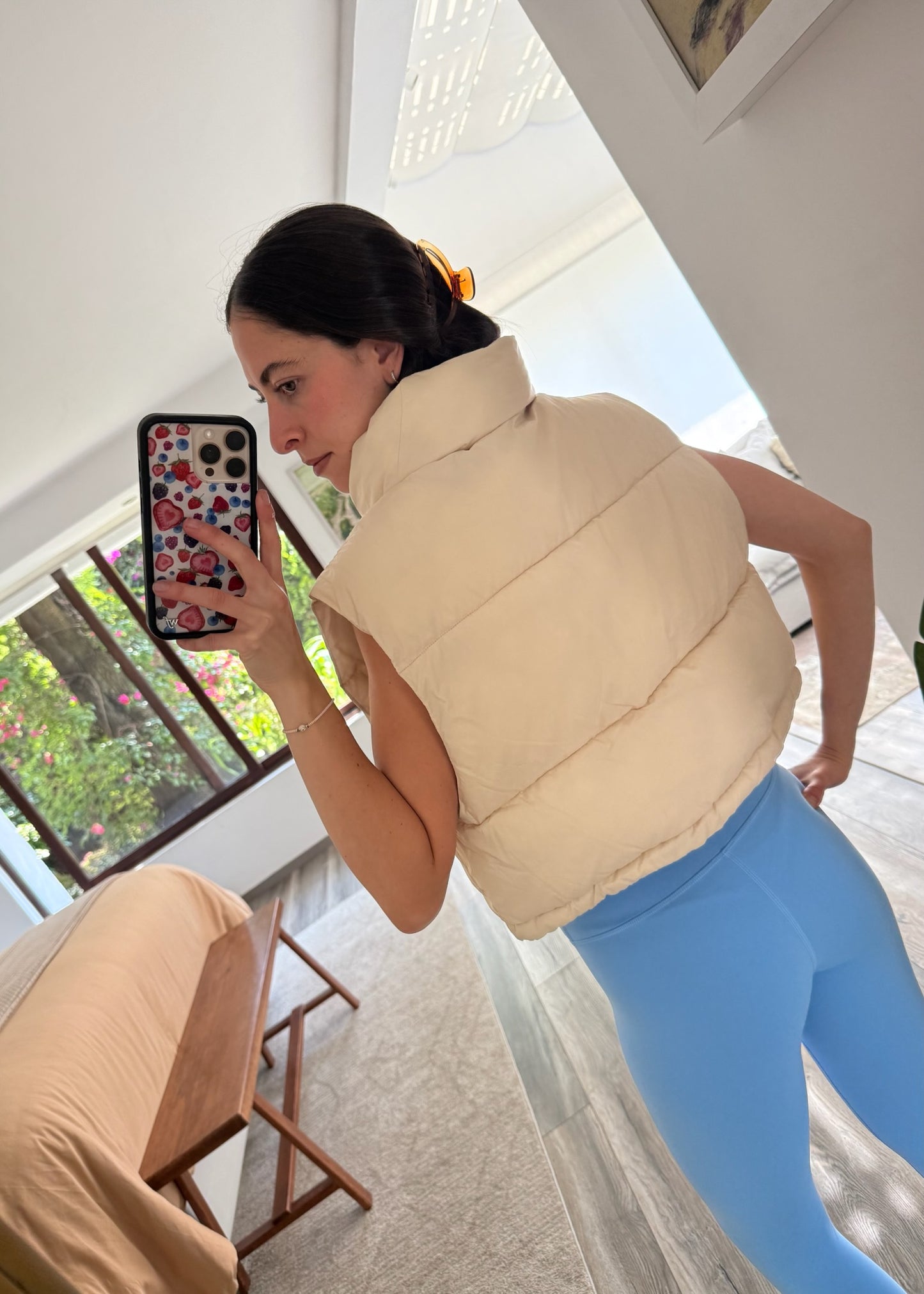 CHALECO PADDED BEIGE