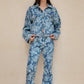 SET DENIM FLOREADO
