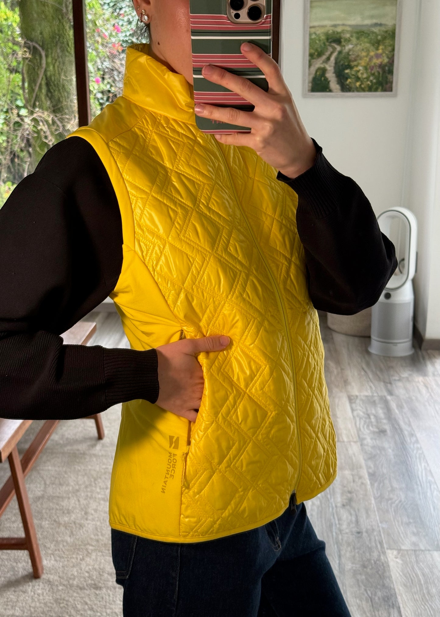 CHALECO AMARILLO ROMPE VIENTOS