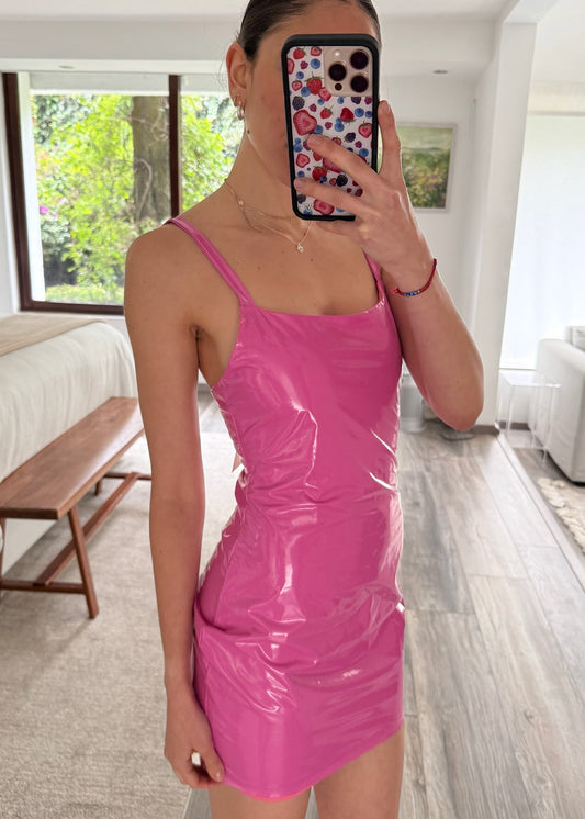 VESTIDO ROSA BARBIE
