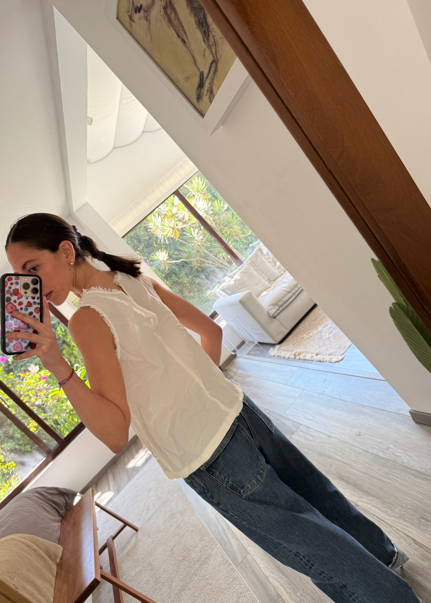 TOP BLANCO DESPELUCADO