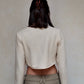 SUÉTER CROPPED CON DIAMANTES