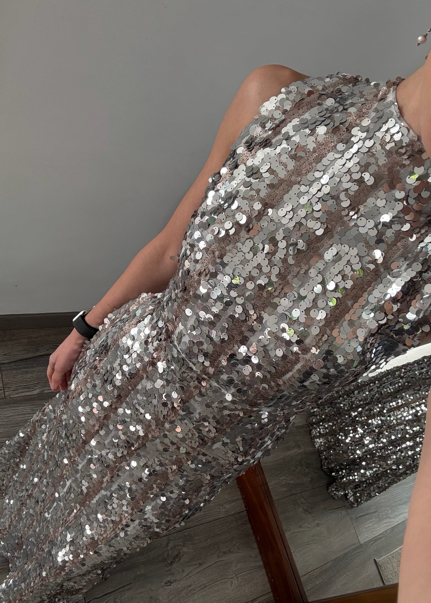 VESTIDO MAXI DISCO BALL