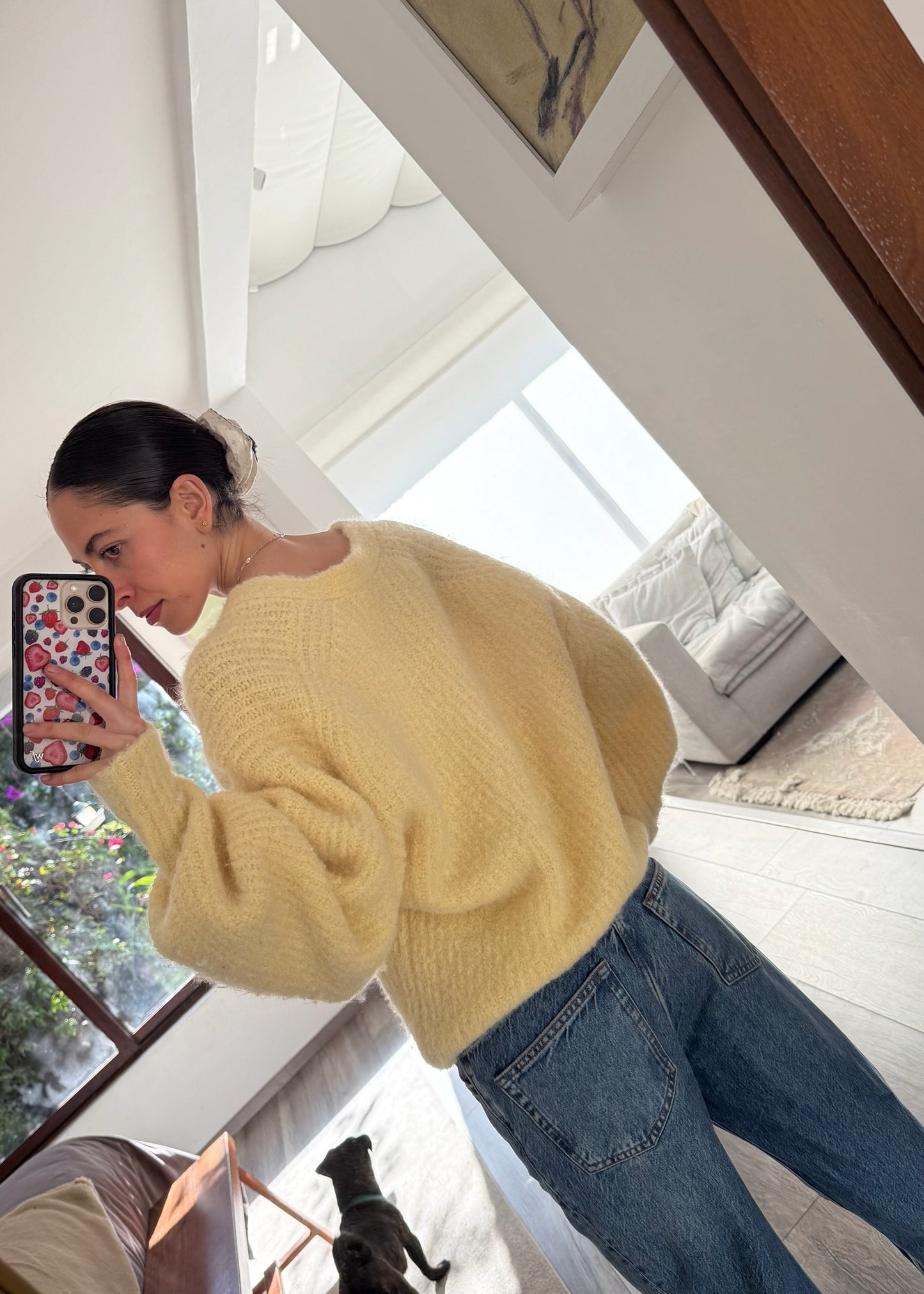 CARDIGAN CHUNKY BUTTER YELLOW