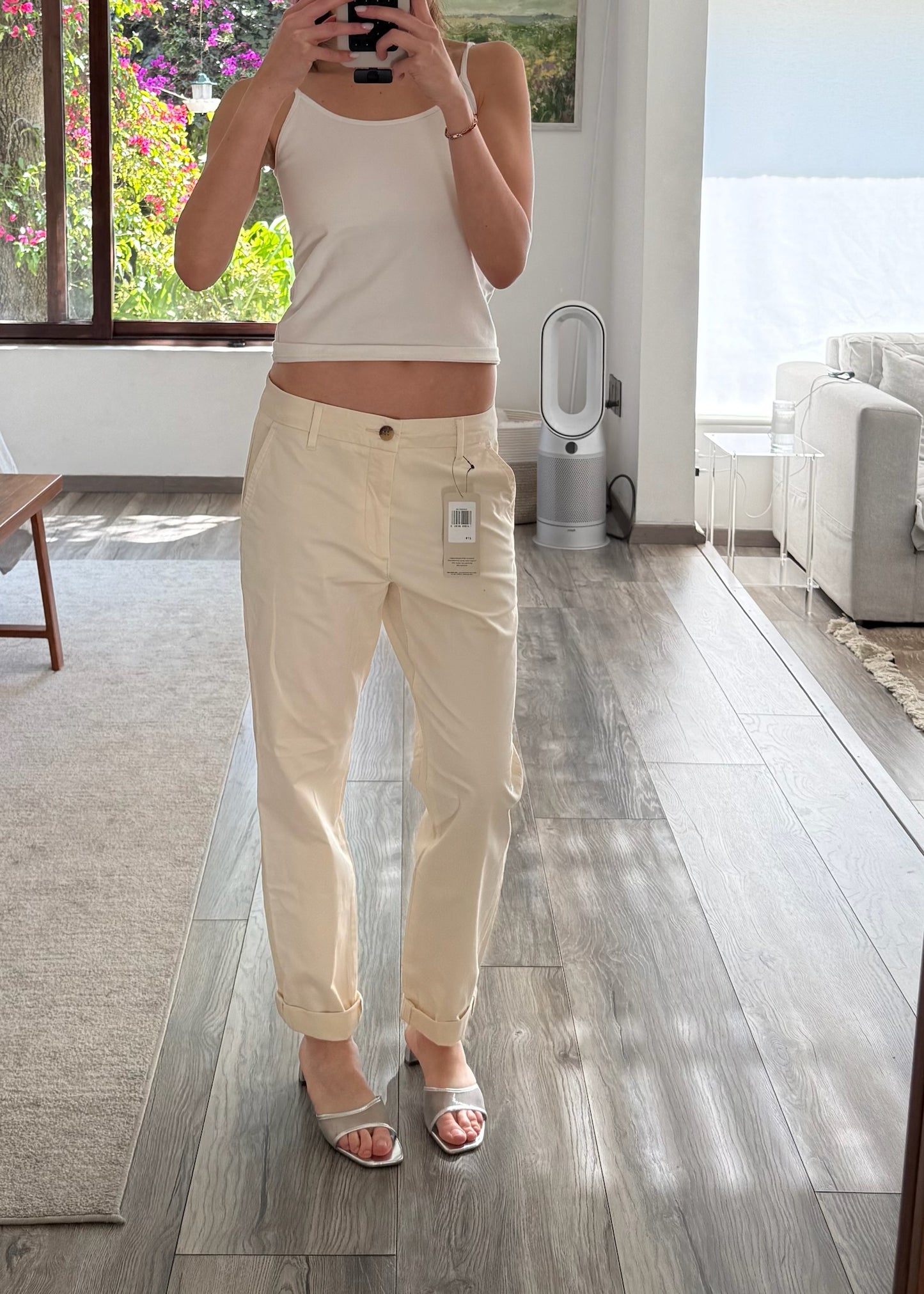 CHINO SLIM ANKLE PANTS