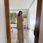 VESTIDO DE MESH BEIGE
