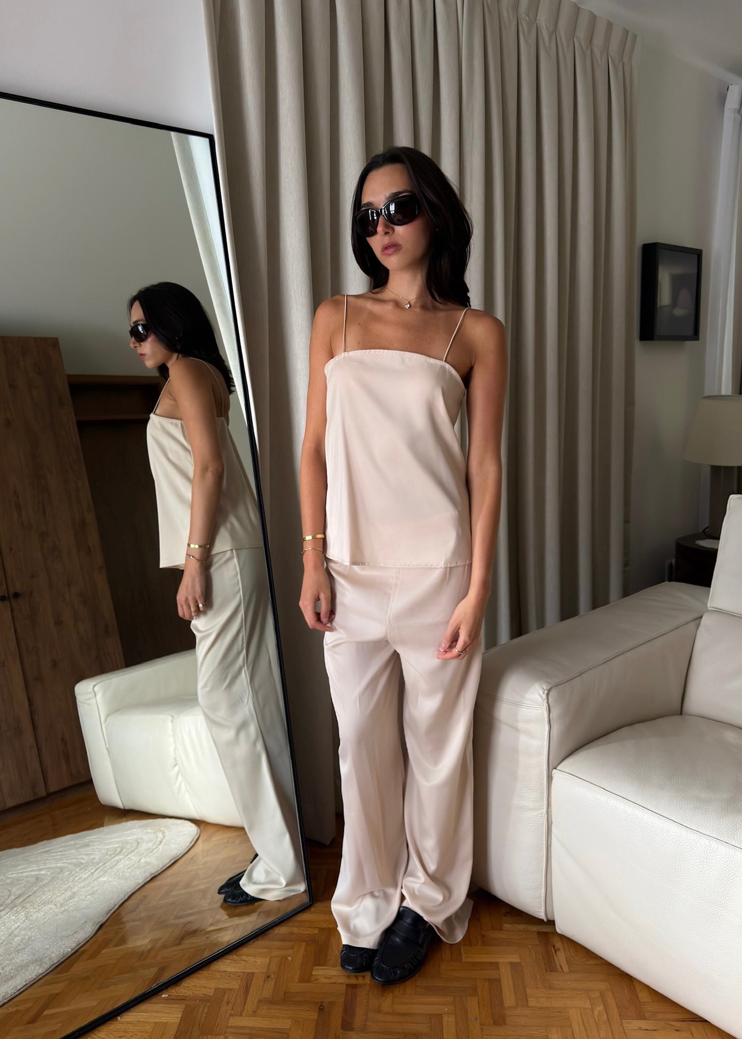 SET CHAMPAGNE SILKY