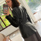 BLAZER FAUX LEATHER