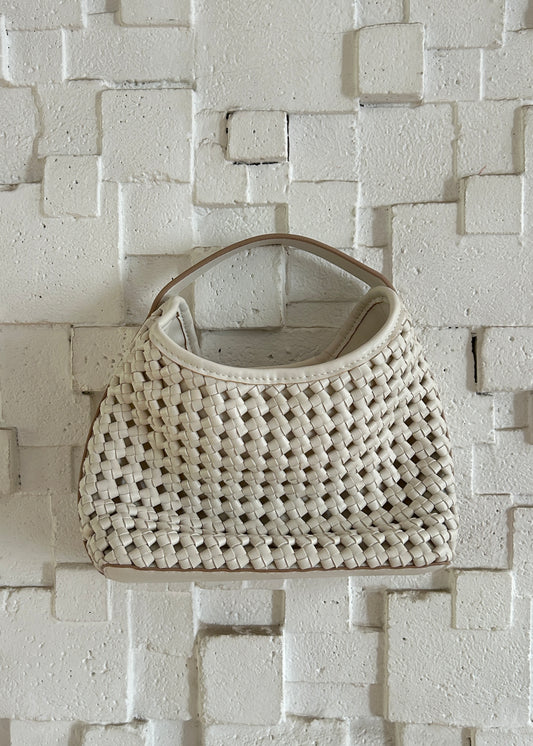 MINI BOLSA DE TEJIDO ENTRELAZADO