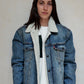 CHAMARRA DENIM CON PELUCHE