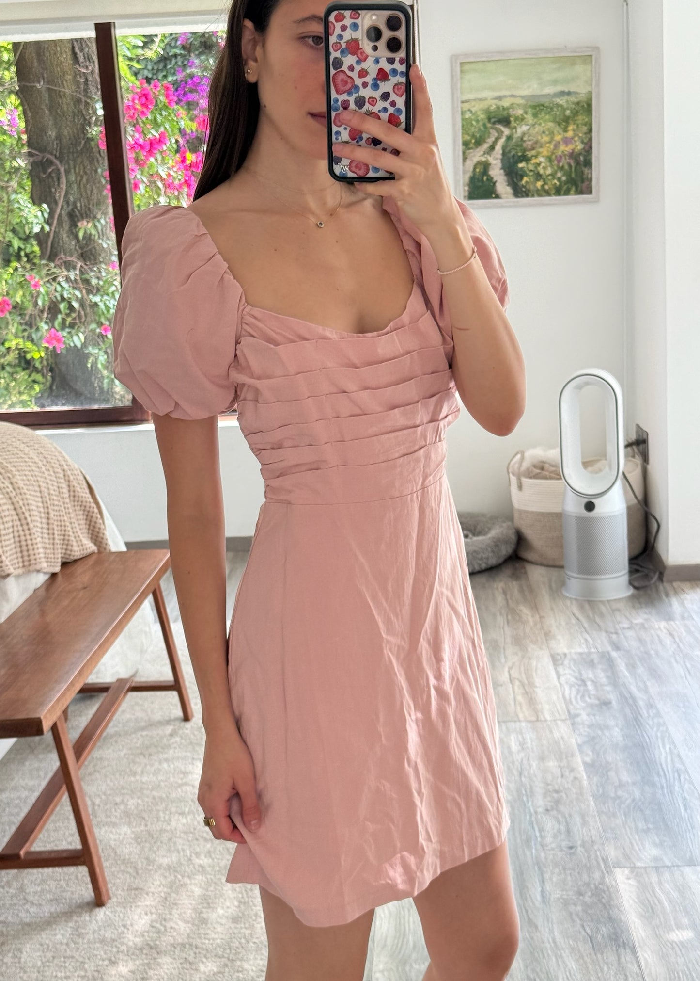 VESTIDO MINI BABY PINK