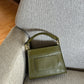 BOLSA DE PIEL VEGANA VERDE
