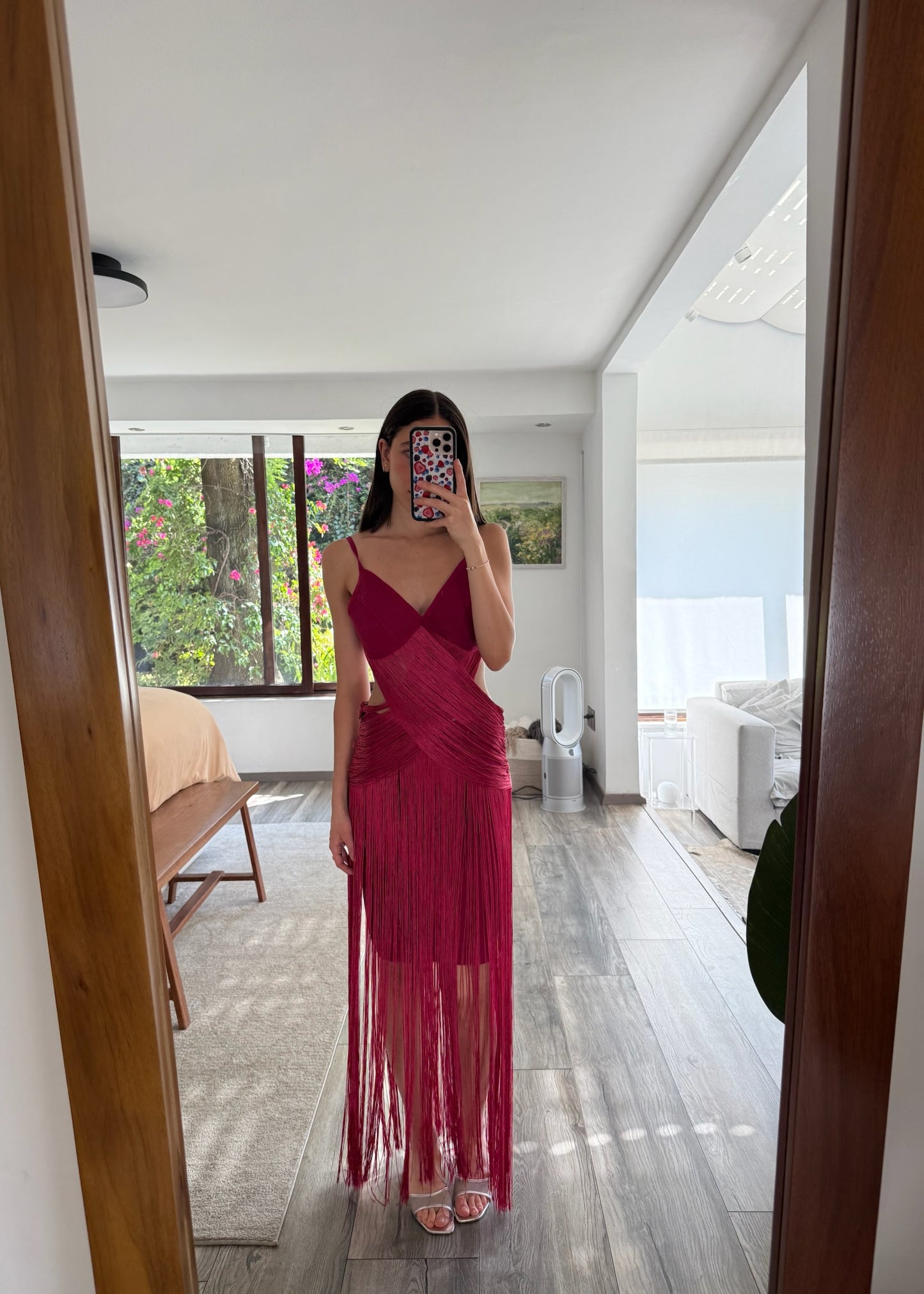 VESTIDO DE KNIT STRIPED