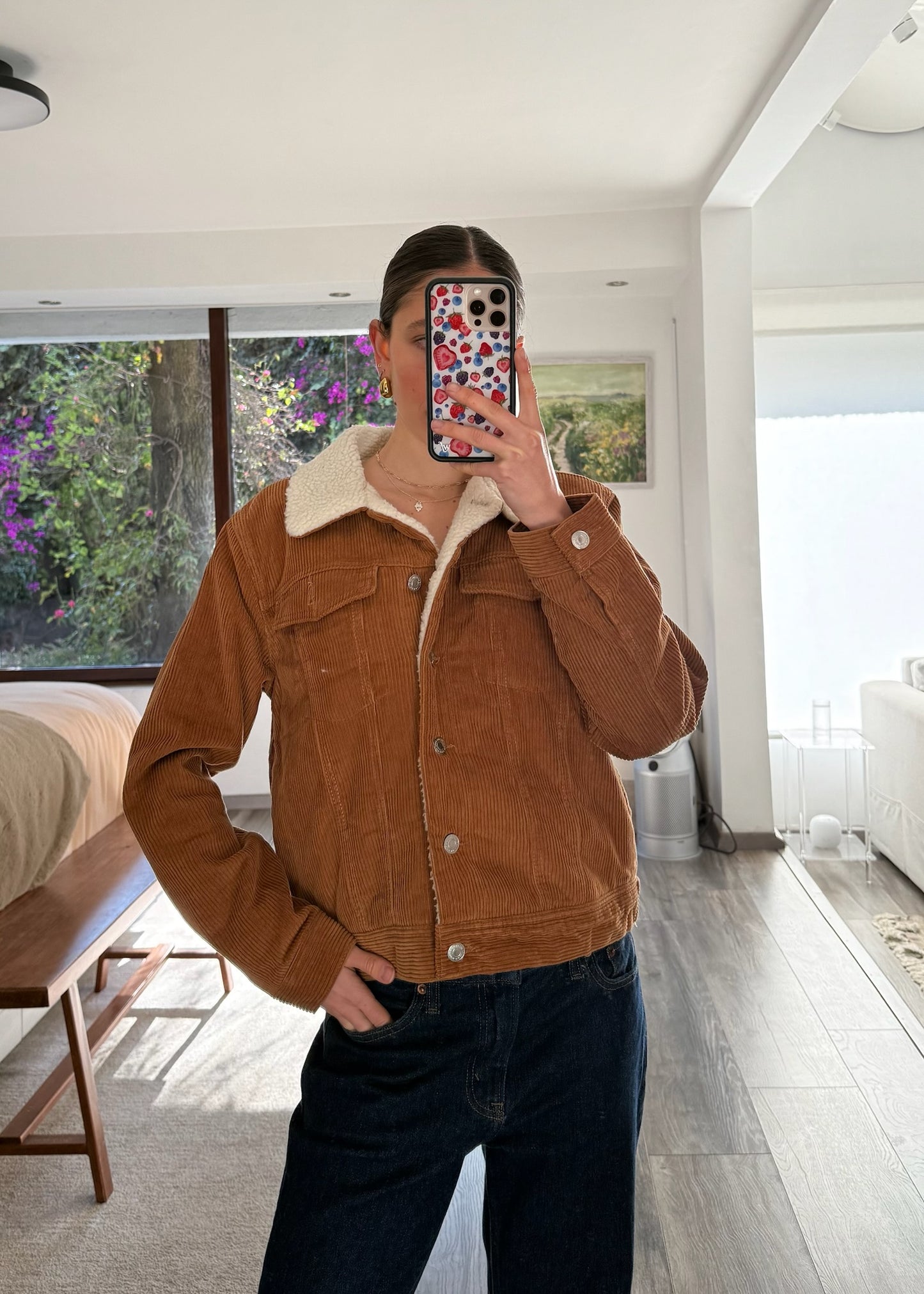 CHAMARRA DE PANA CON PELUCHE