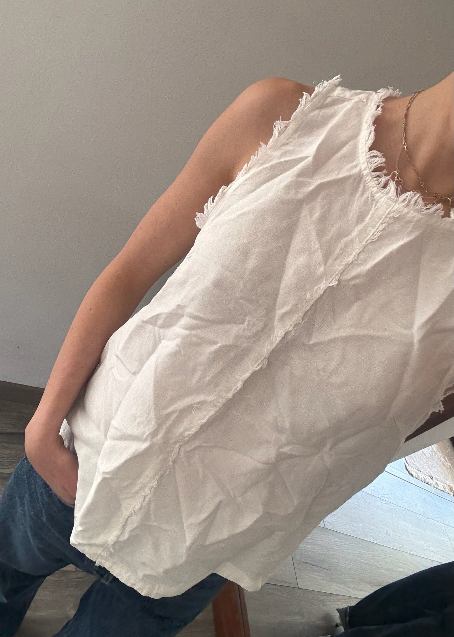 TOP BLANCO DESPELUCADO