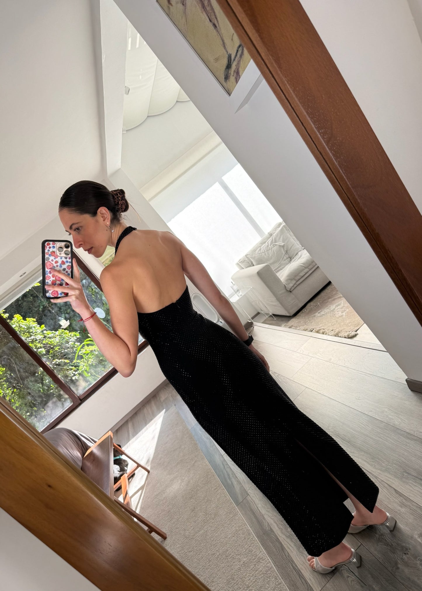 VESTIDO HALTER MIDI SPRAKLY