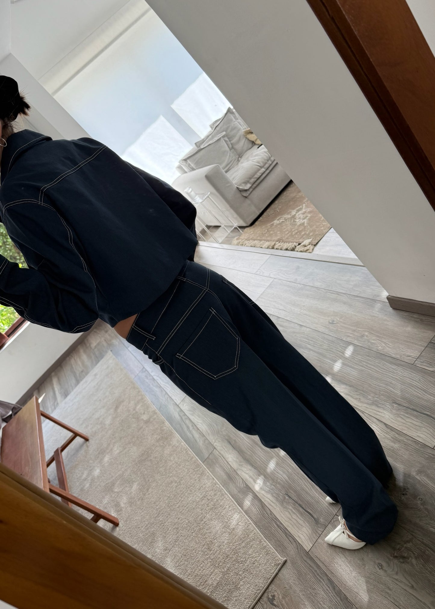 SET CHAMARRA Y PANTALON AZUL