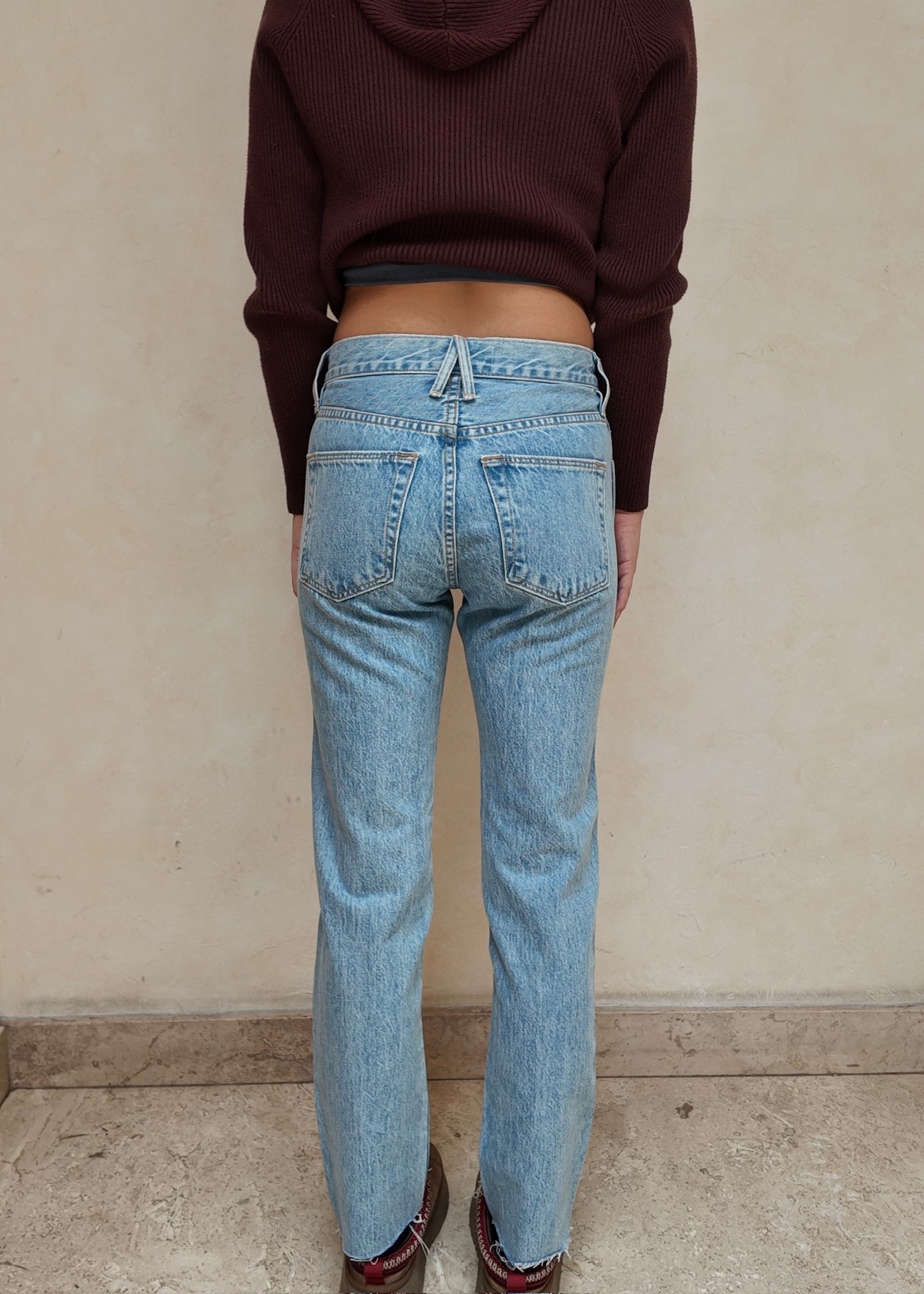 MOM JEANS AZUL CLARO