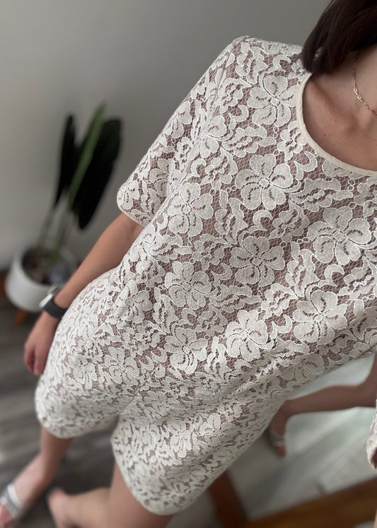 ROMPER DE ENCAJE BLANCO