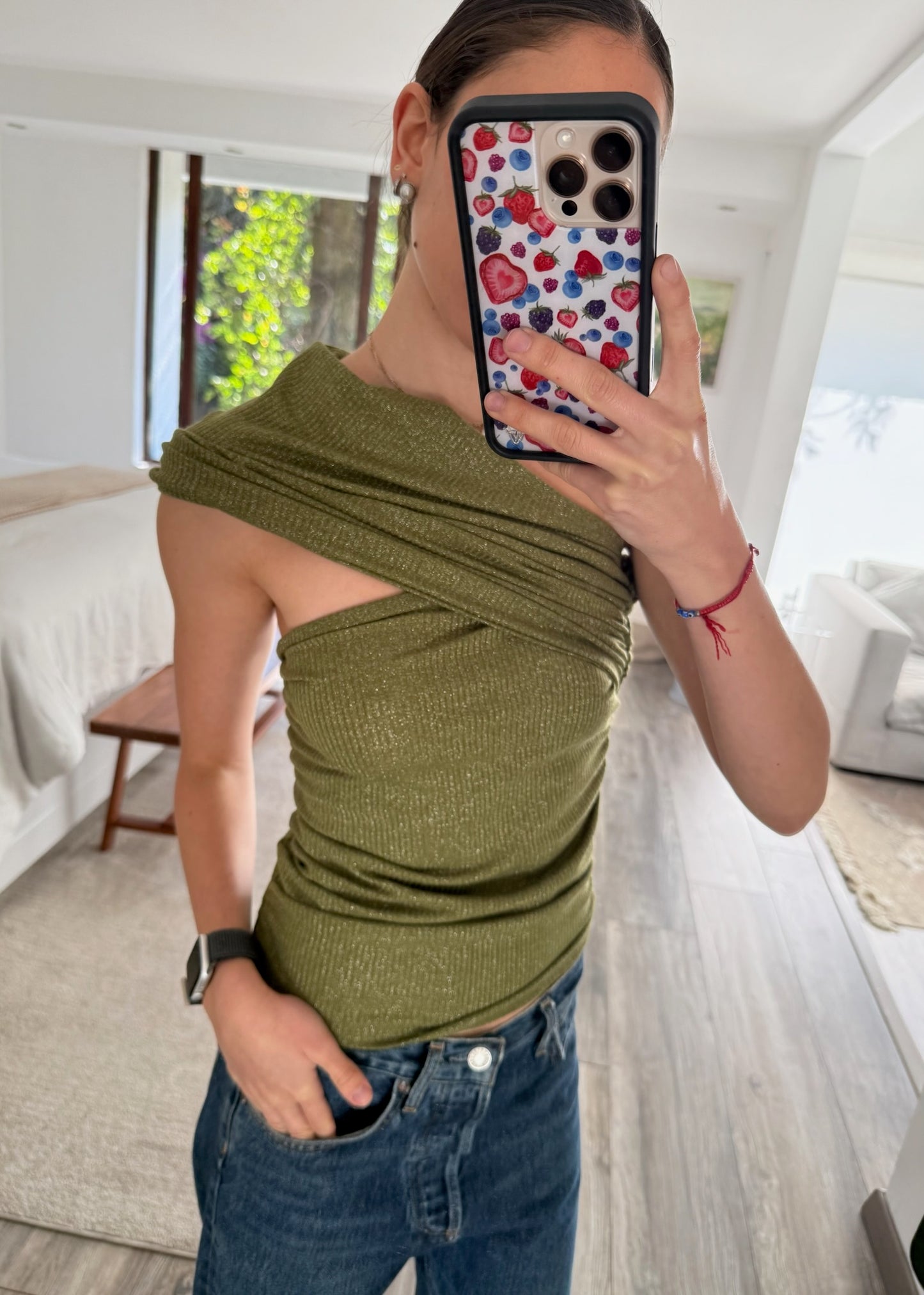 TOP SPARKLY FRUNCIDO