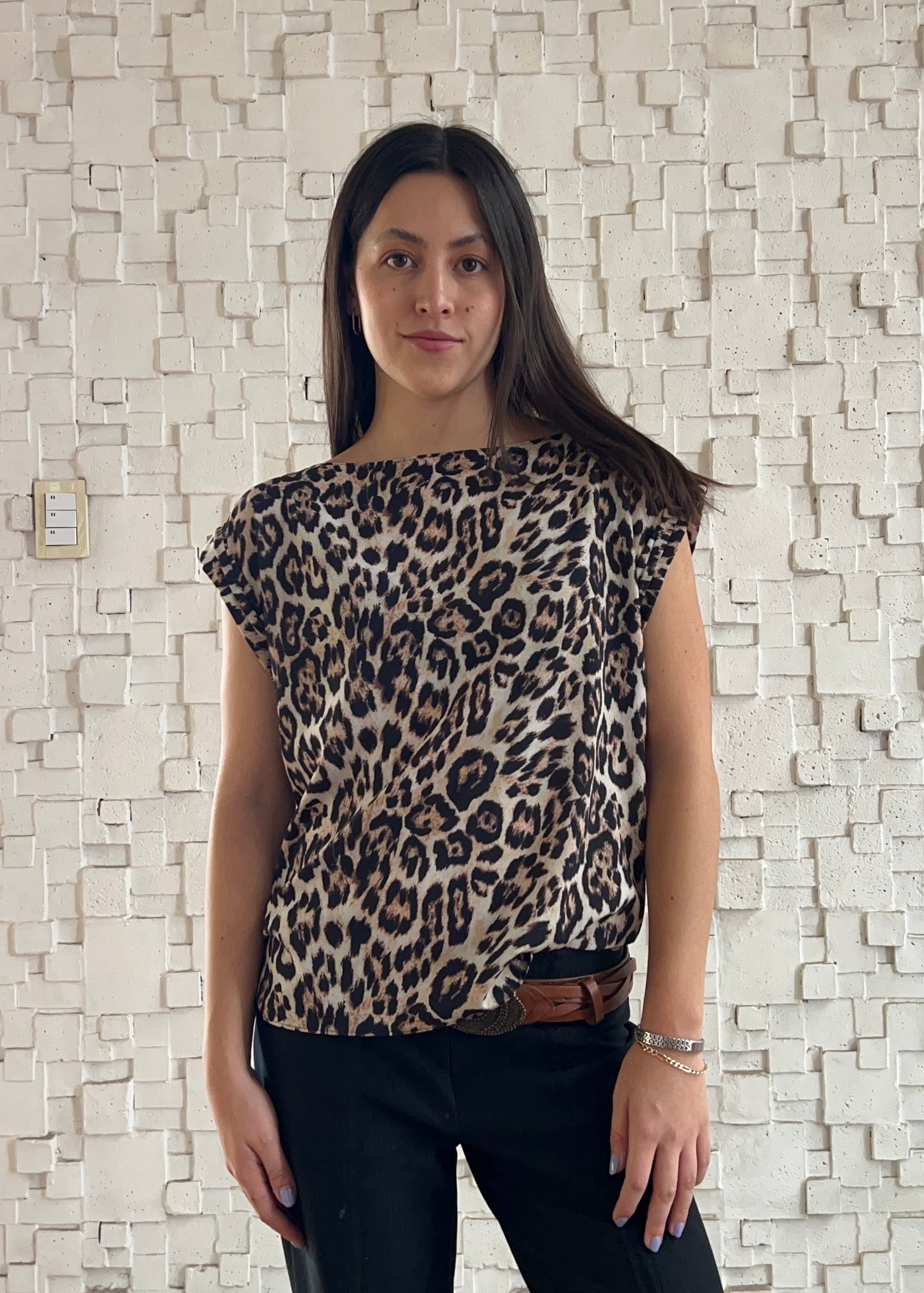 TOP ANIMAL PRINT