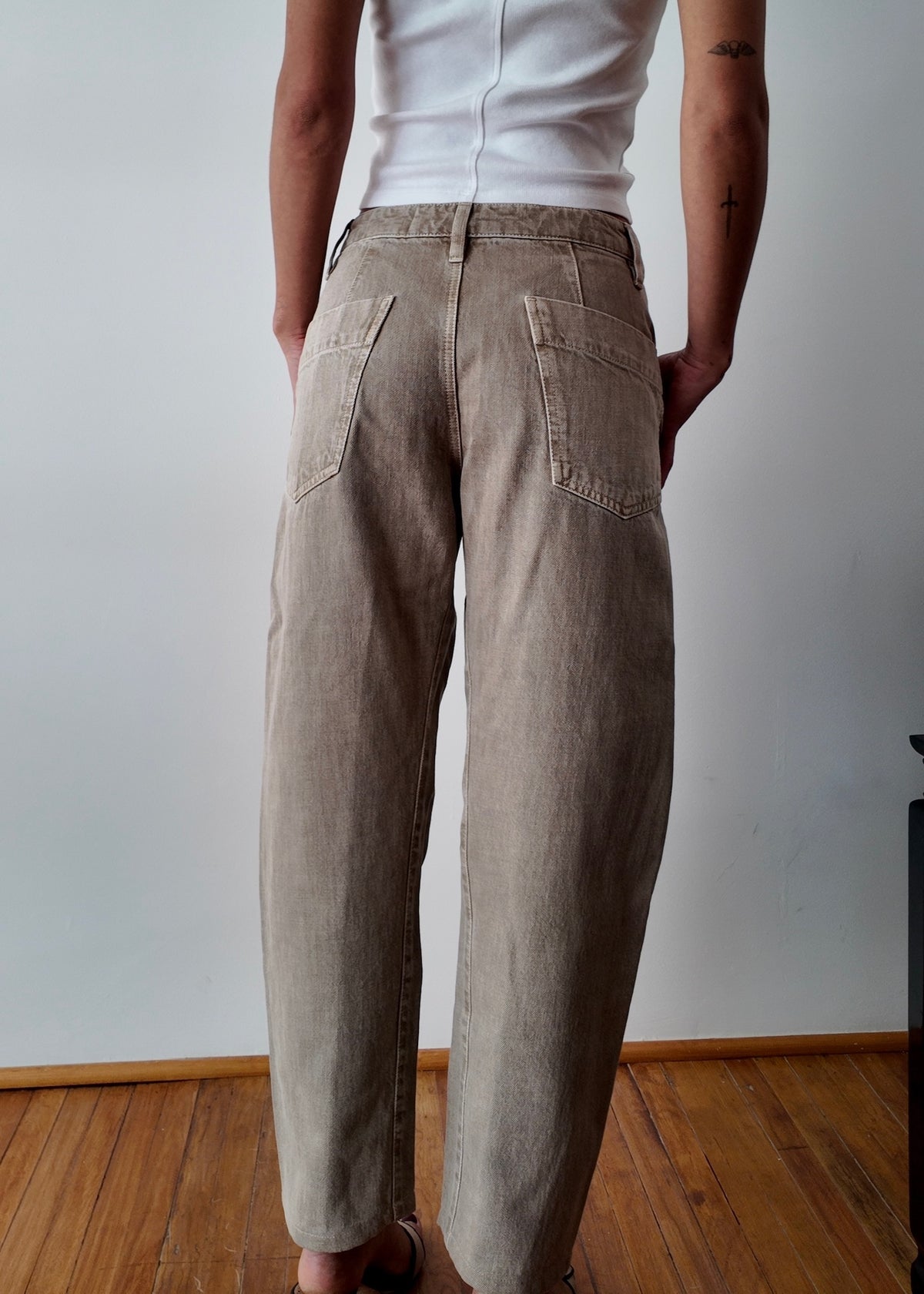 JEANS SNOW BEIGE
