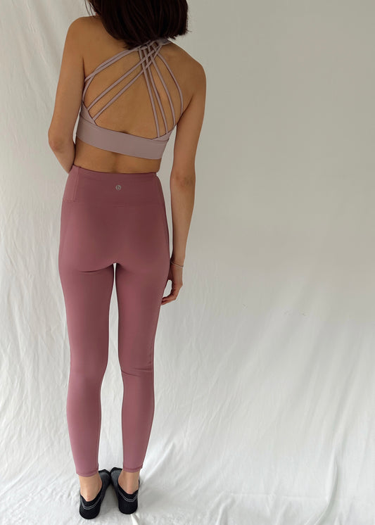 DUSTY PINK ACTIVE LEGGINGS