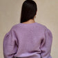 CARDIGAN MORADO CHUNKY