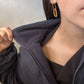 CHAMARRA DE NYLON FRUNCIDA