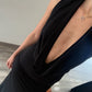 VESTIDO MAXI CON ESCOTE