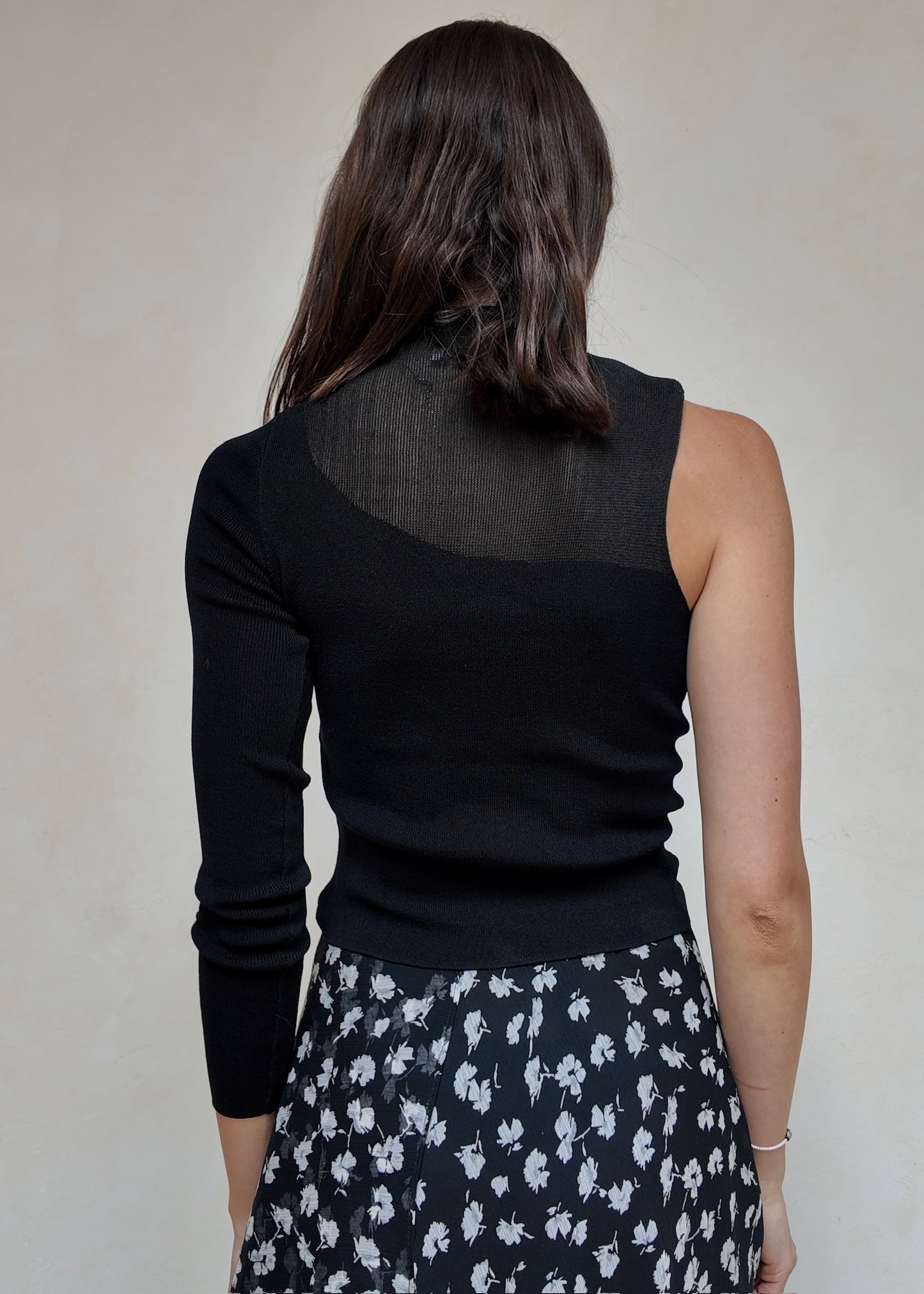 TOP ONE SHOULDER DE KNIT