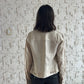 LINEN JACKET RAW-EDGES