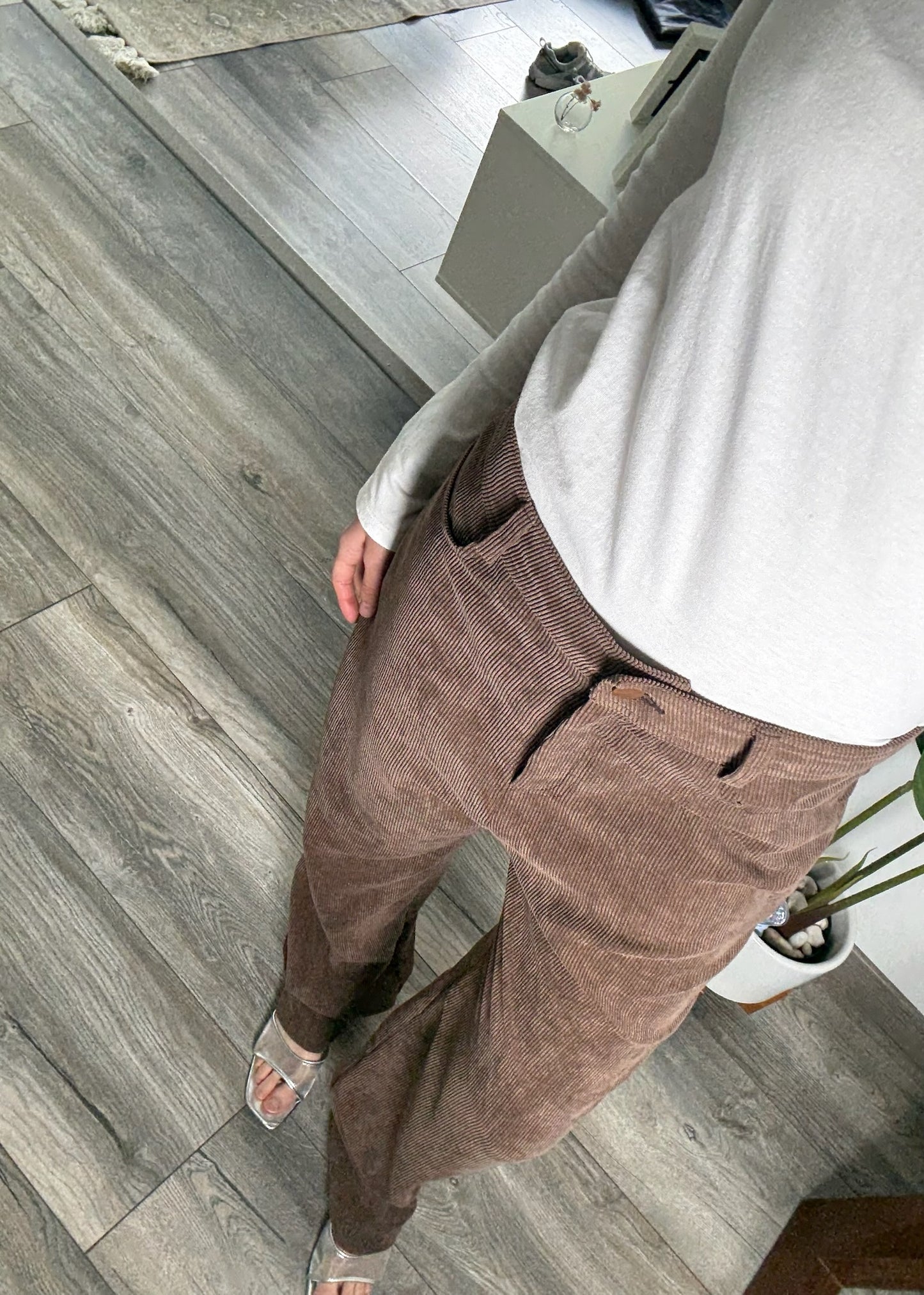 PANTALÓN DE PANA CAFÉ