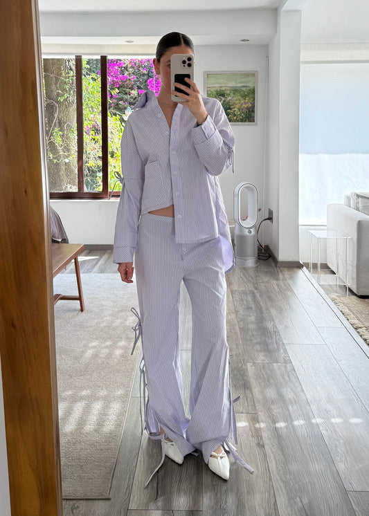 SET CAMISA Y PANTALON CON MOÑOS
