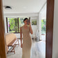 VESTIDO DE KNIT BEIGE