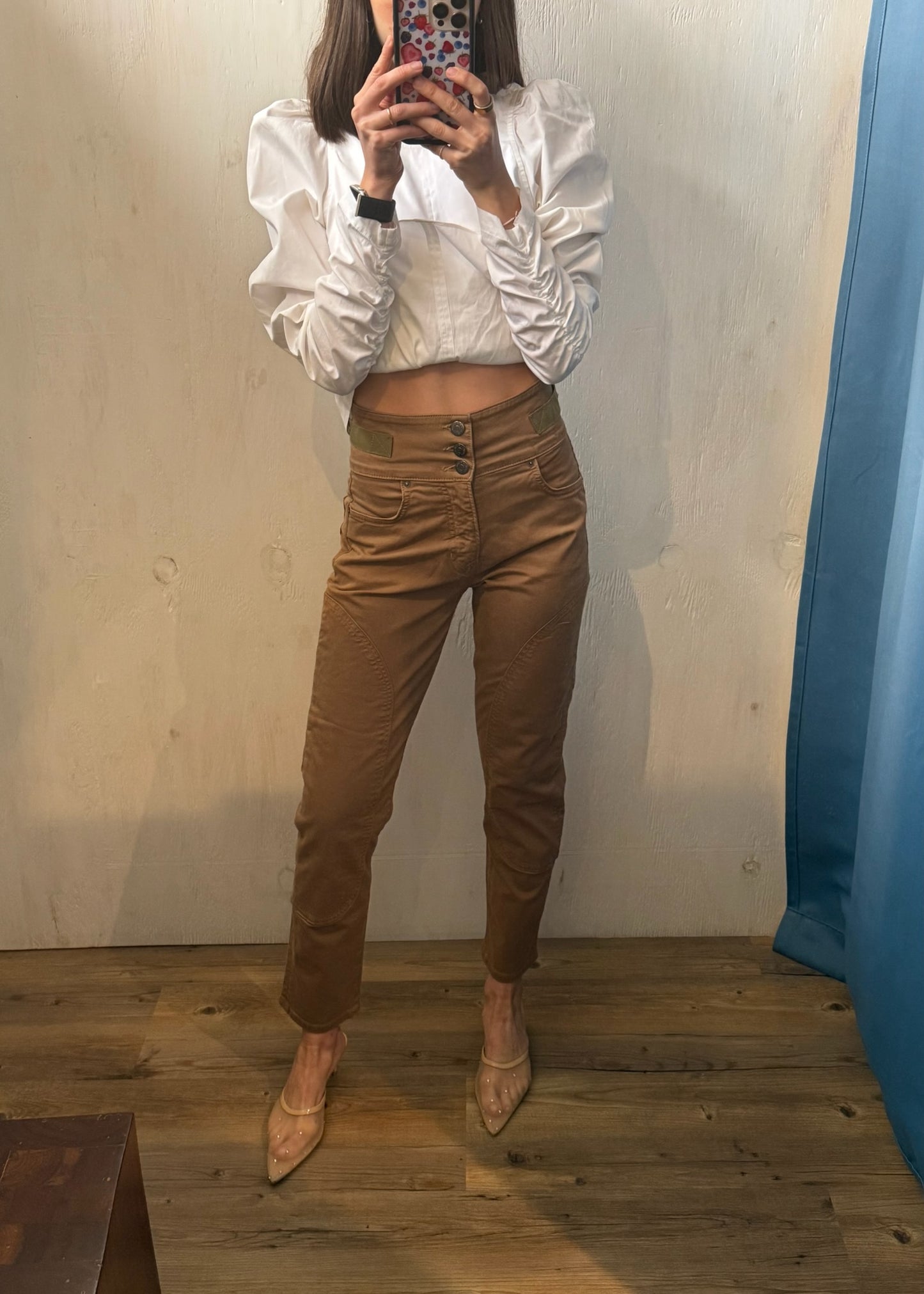 PANTALÓN CAMEL HIGH RISE