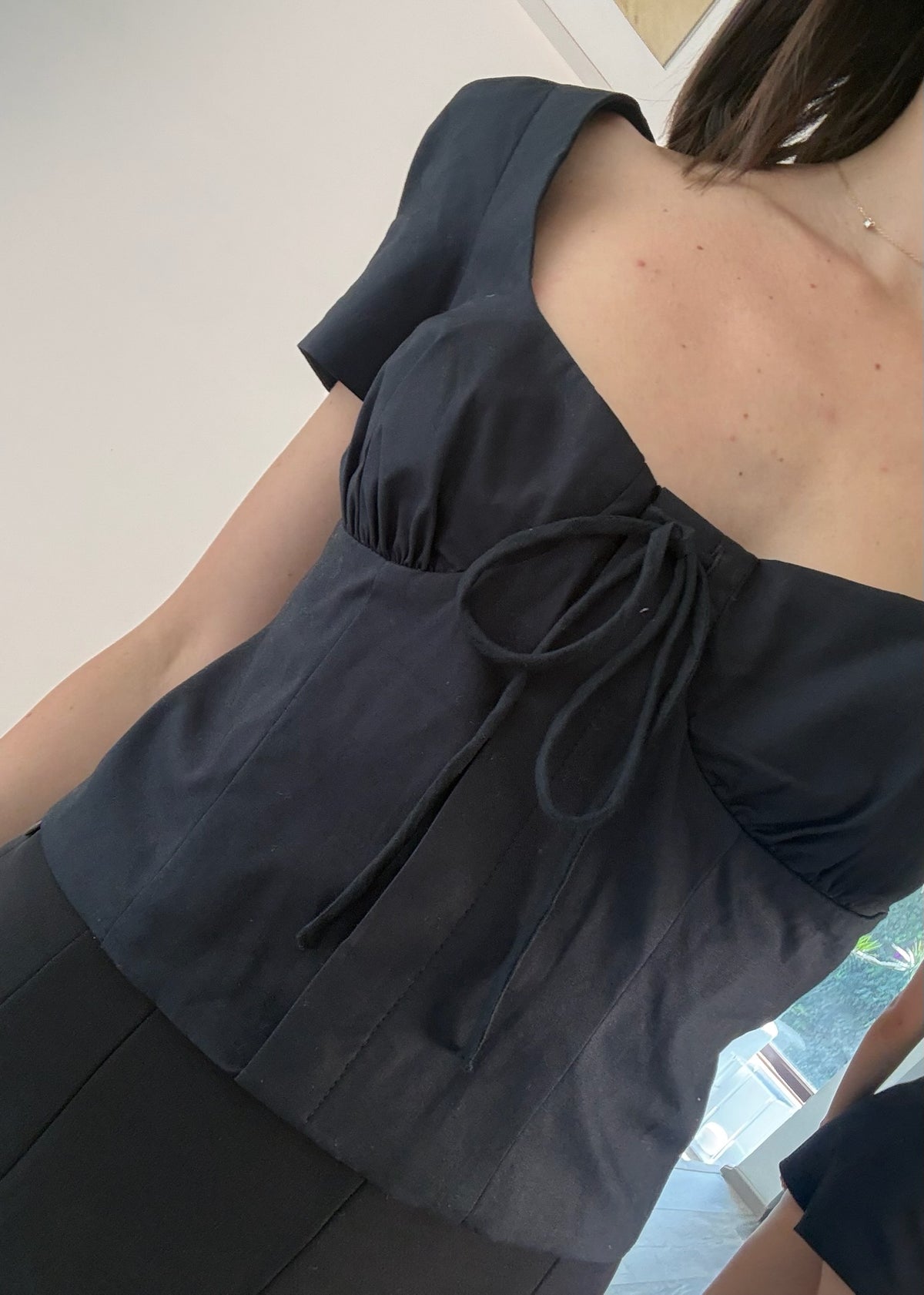 TOP BUSTIER NEGRO