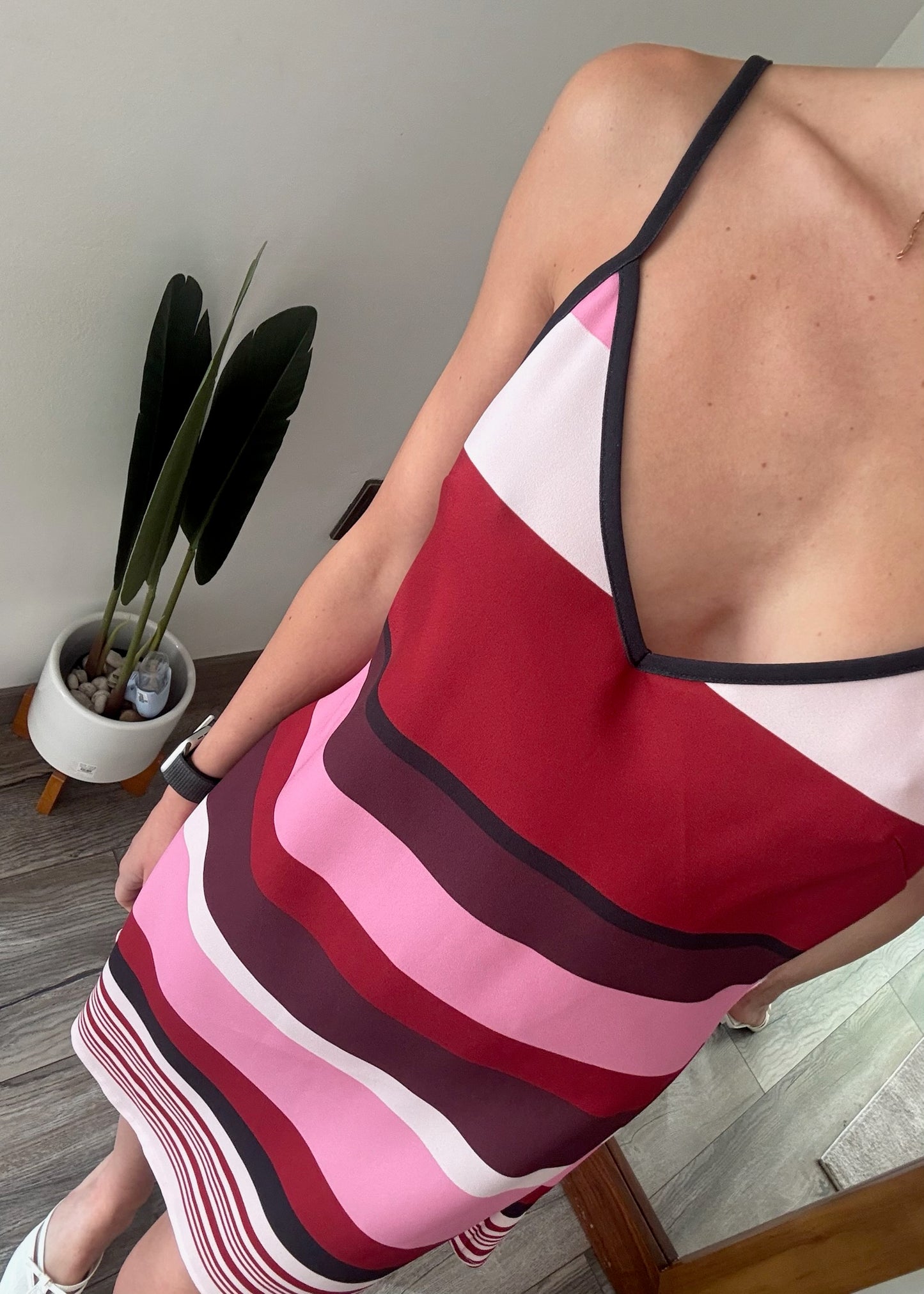 VESTIDO BIAS MINI STRIPED