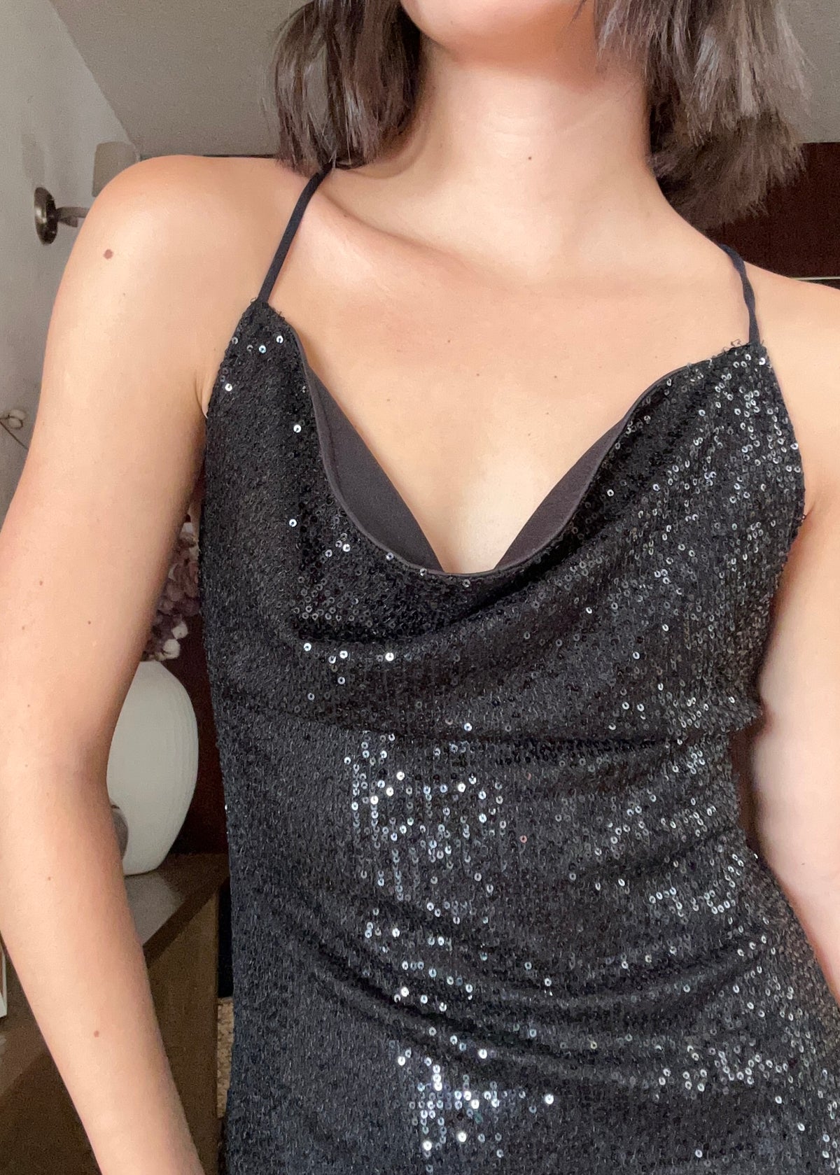 VESTIDO MINI LE TEJUELAS