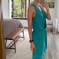 VESTIDO FLOWY TURQUOISE